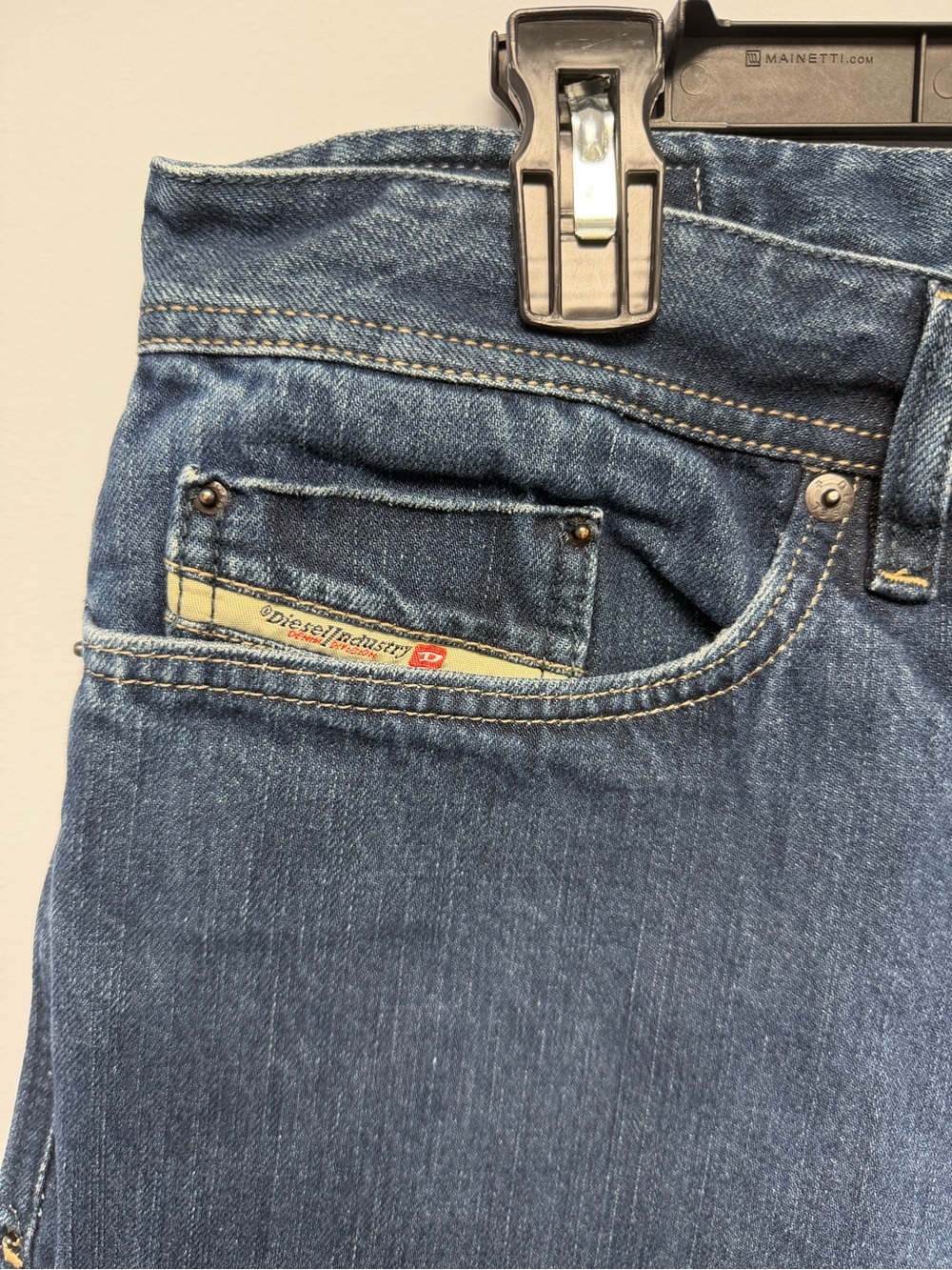 Diesel Men's Straight Leg Dark Blue Jeans - Picture 2 of 7